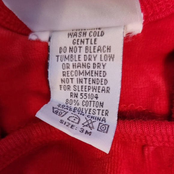 Vintage Velour Children's Giraffe Jumper Overalls 3 Months - Picture 7 of 7